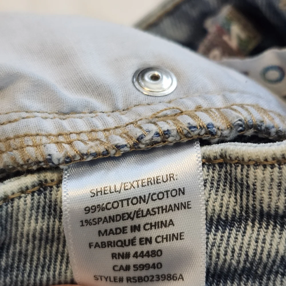 Tinseltown Light Blue Distressed Boyfriend Jeans